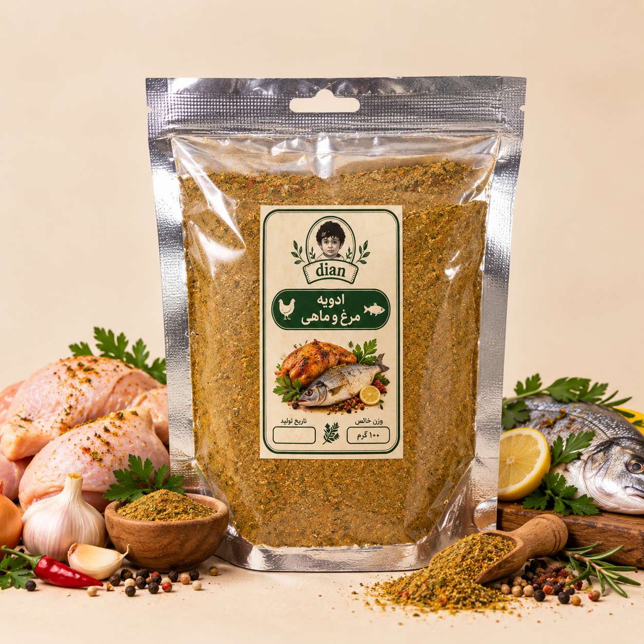 مرغ و ماهی