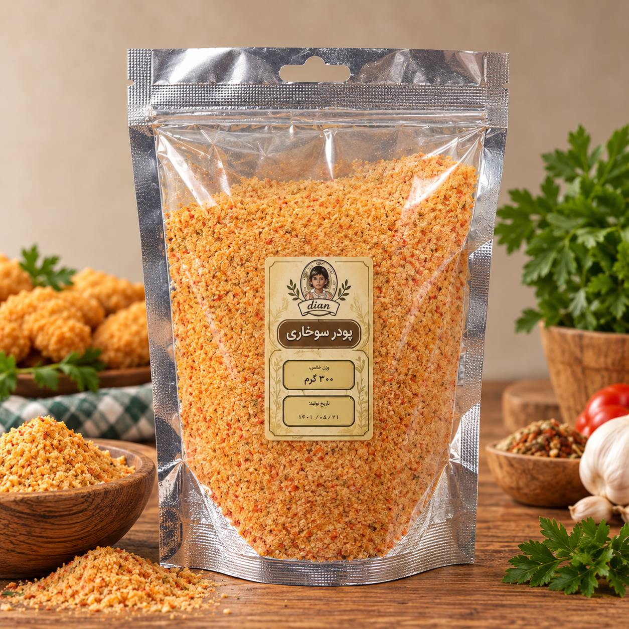 پودرسوخاری درشت
