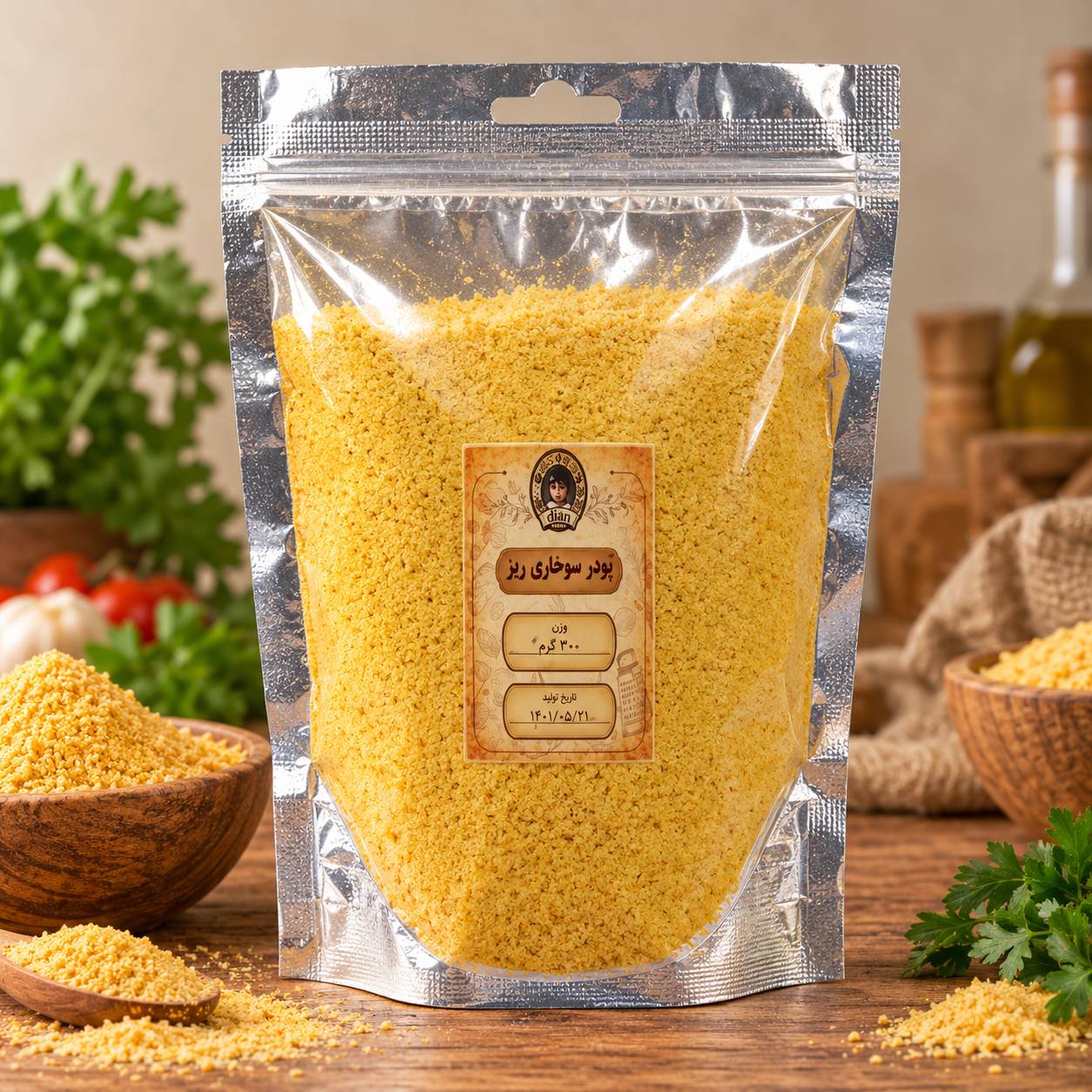 پودرسوخاری ریز